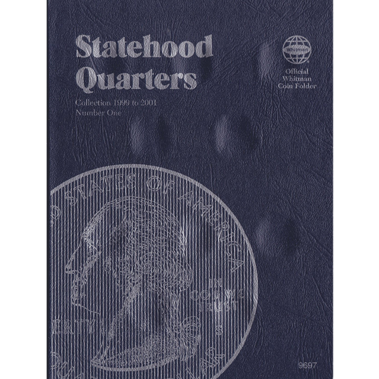 1999-2001 Statehood Quarter Whitman Trifold No 9697 Coin