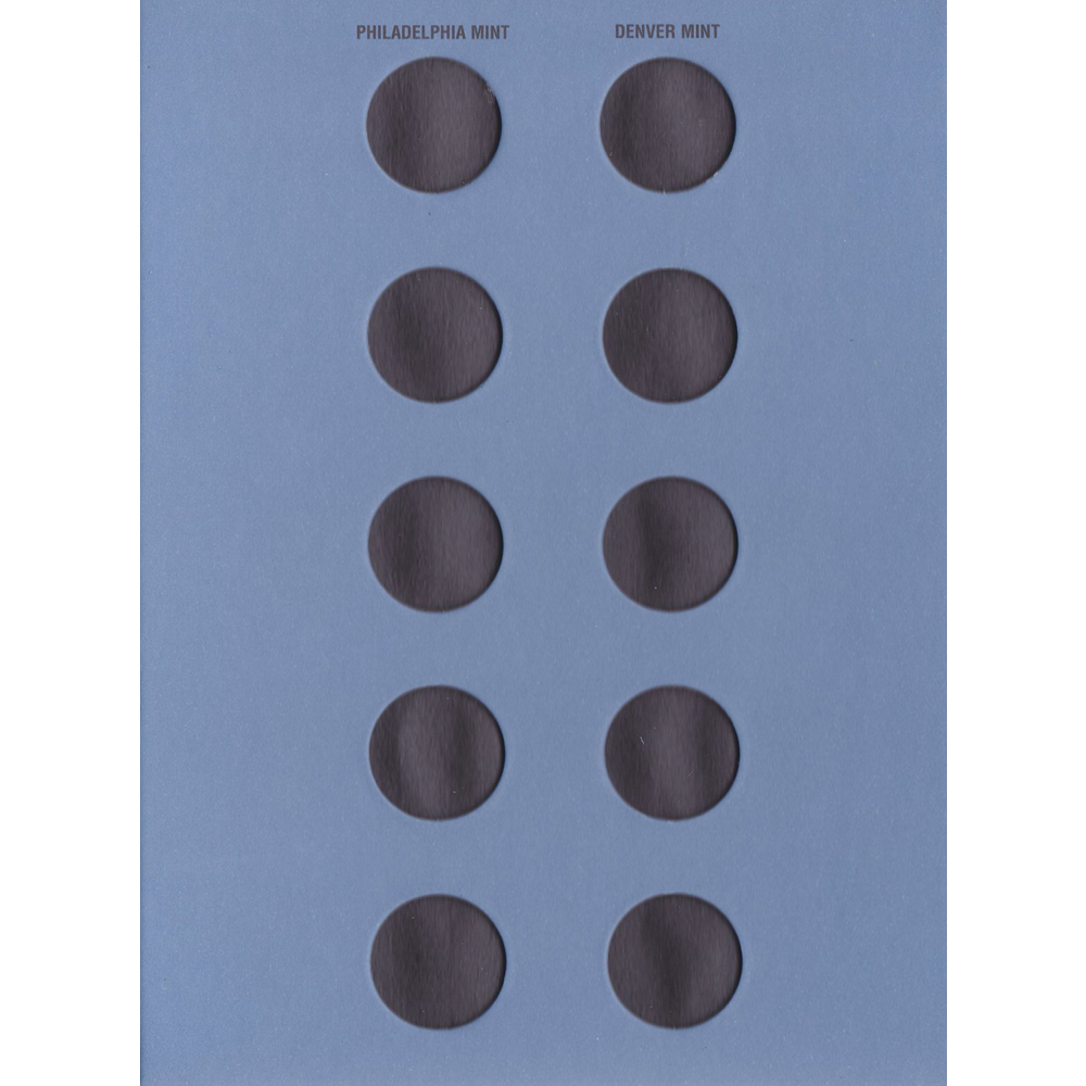 2006-2008+09 Statehood Quarter New Whitman Trifold No 8112 40 Coin Slot Coin