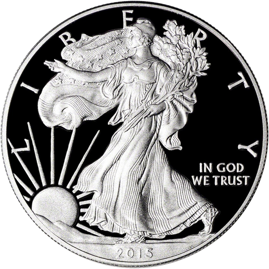 2015 W American Silver Eagle Proof $1 Us Mint