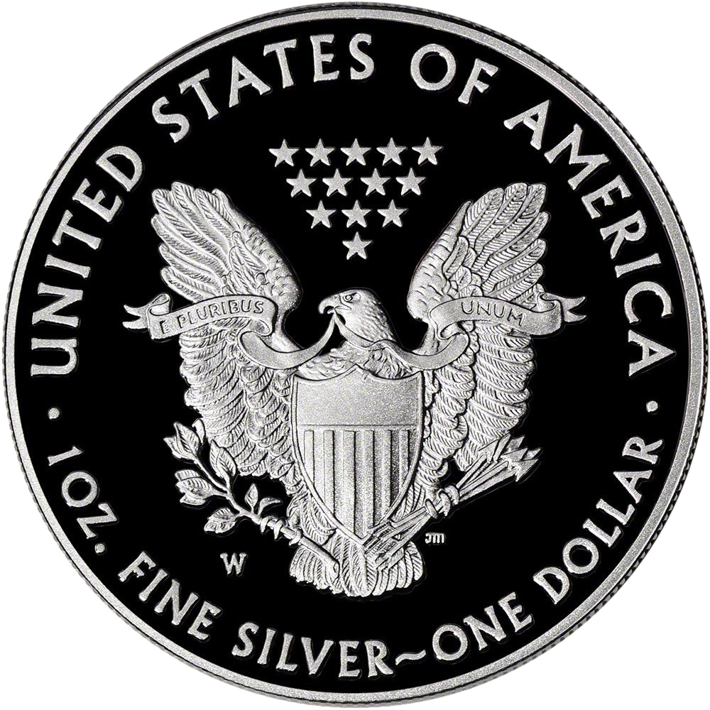 2015 W American Silver Eagle Proof $1 Us Mint