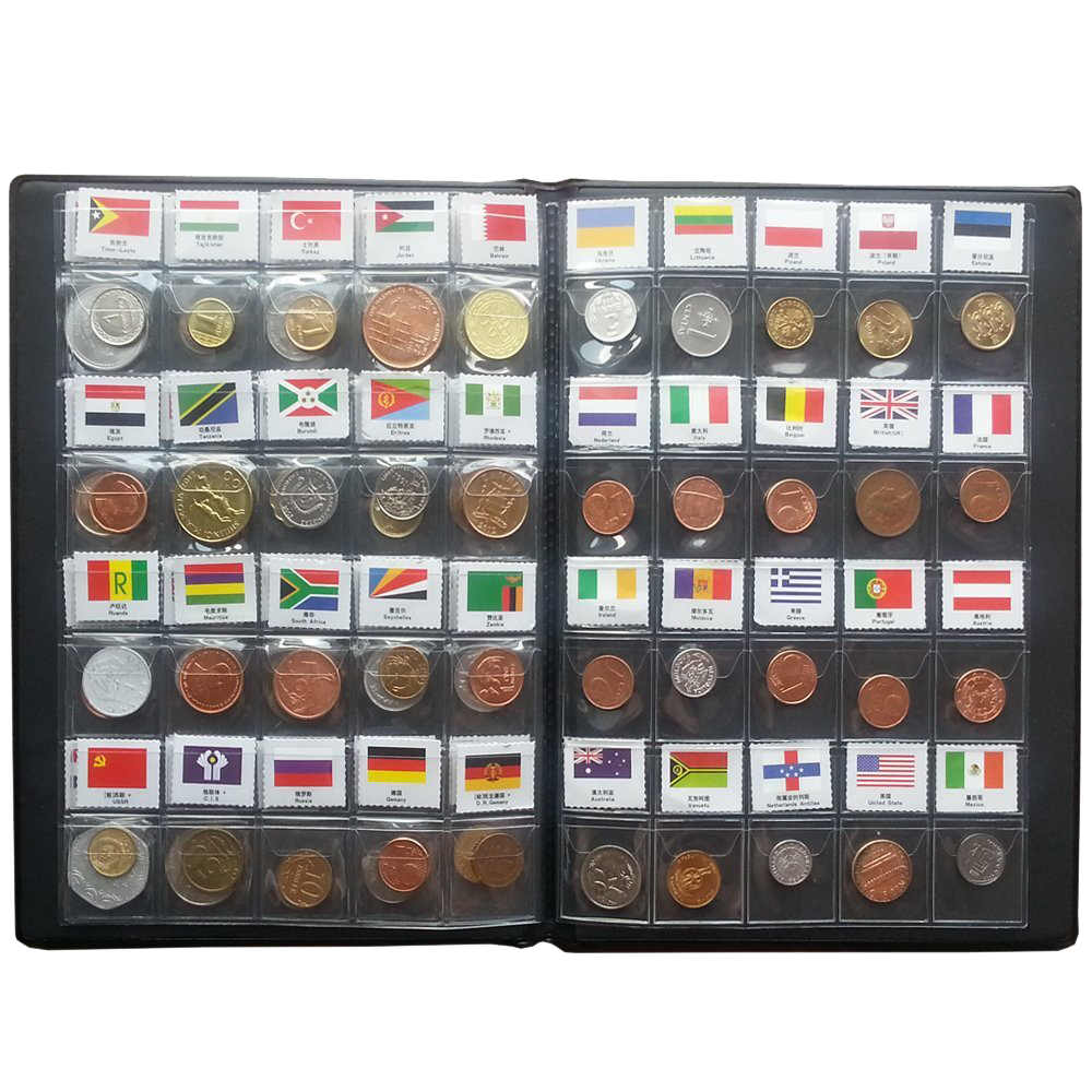 60 Countries Coins Collection Set Fine Coins Original Genuine