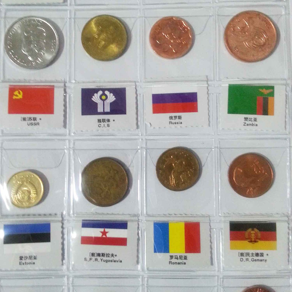 60 Countries Coins Collection Set Fine Coins Original Genuine