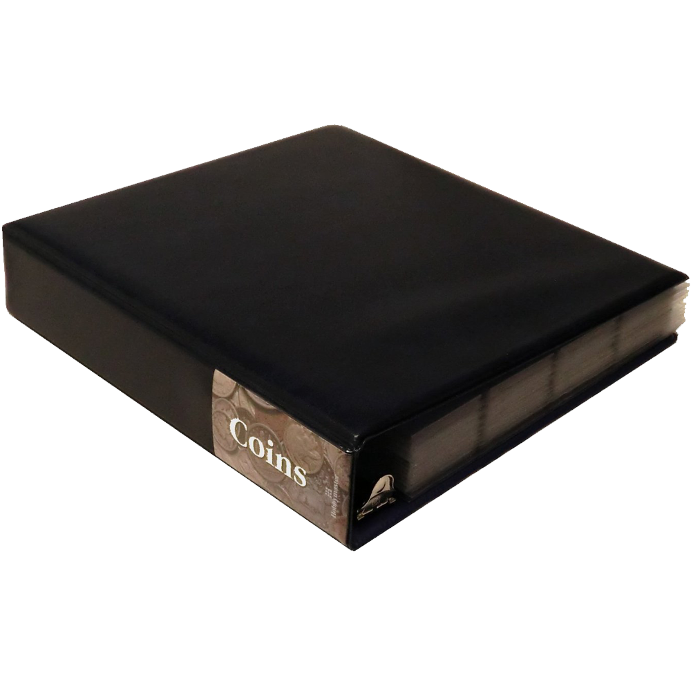 Coin Collecting Starter Bundle With Album Flips & Loupe Magnifier