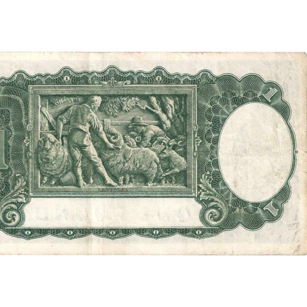 One Pound Sheehan Mcfarlane Australian Banknote Good Fine