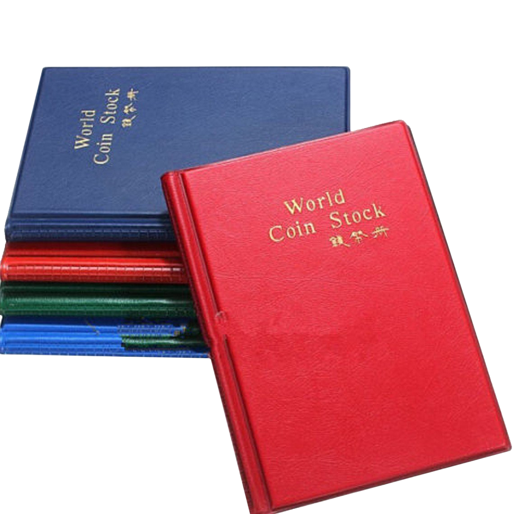 Pack Of 2 120 Coin Pockets Collection Collecting Storage Holder Money Penny Album Book