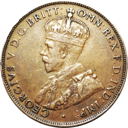 Scarce 1925 Australian Penny Very Fine
