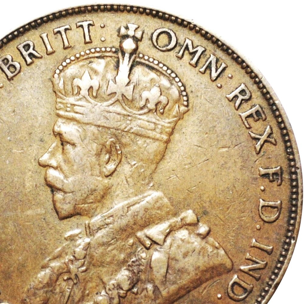 Scarce 1925 Australian Penny Very Fine