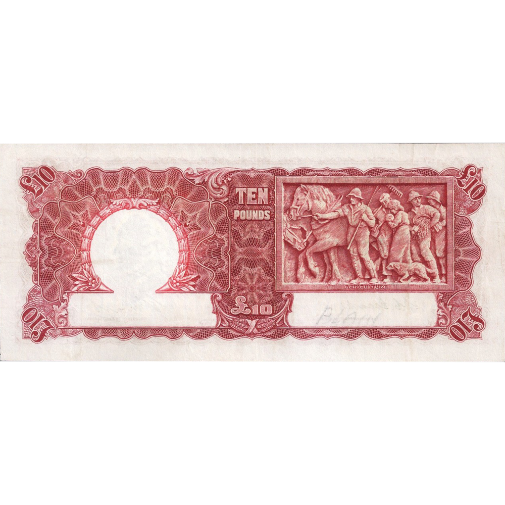 Ten Pound Coombs Watt Australian Banknote Good Fine