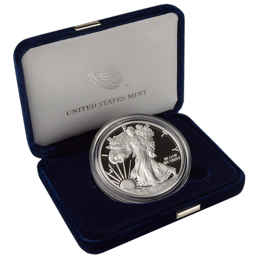 2015 W American Silver Eagle Proof $1 Us Mint